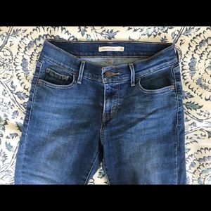 Levi’s 710 Super Skinny medium wash jeans